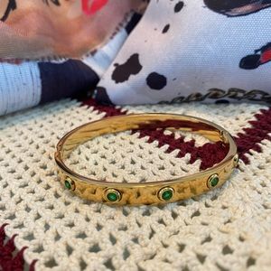 Gold cuff bracelet